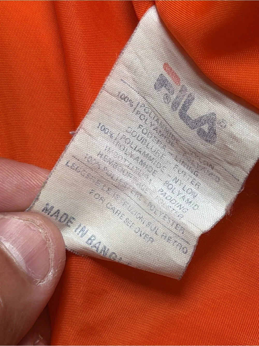 Vintage Fila Ski Team Italia Jacket Mens 42 Large 90s Retro Colorblock Puffer